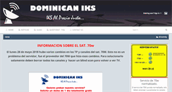 Desktop Screenshot of dominicaniks.com